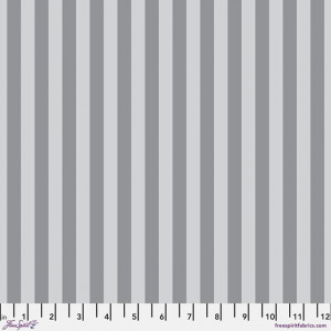 Ткань, коллекция Graywork, принт Широкие полосы (Tent Stripe), цвет Туманный (Fog) от Tula Pink