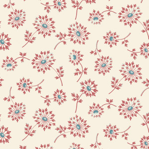 Ткань Super Bloom Dandelion Bloom Makower UK