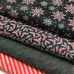 Ткань Red Chalk Stripes Chalkboard Christmas, Windham Fabrics