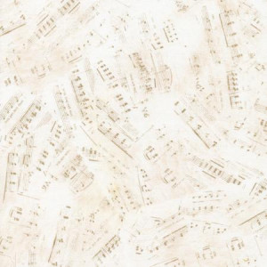 Ткань Holiday Cream Sheet Music, Timeless Treasures
