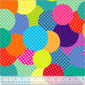 Ткань 108", принт Радость (Rainbow Fun), цвет Мультиколор (Multi) от Heather Givans Of Crimson Tate Windham Fabrics