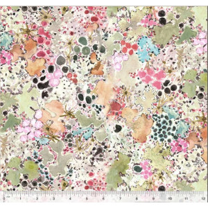 Ткань 108", принт Лишайник (Lichen), цвет Каменный (Stone) от Betsy Olmsted Windham Quilt Backs