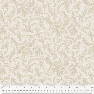 Ткань 108", принт Нежный Пейсли (Delicate Paisley), цвет Льняной (Linen) от Mary Koval Windham Quilt Backs